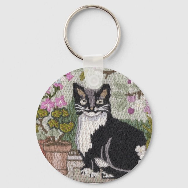 Pretty Kitty Key Ring (Front)