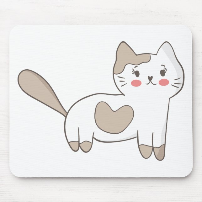 Pretty Kitty Mouse Mat (Front)