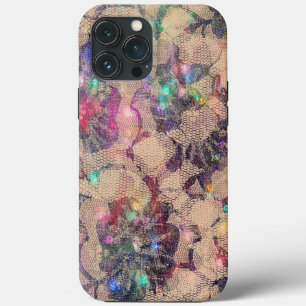 Pretty Lace Roses iPhone 13 Pro Max Case