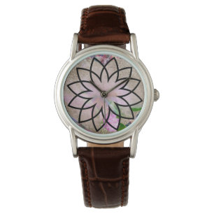 Pretty Ladies Lotus Flower  Watch