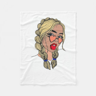 Pretty lady blanket