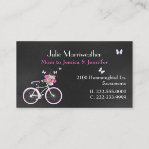 Pretty Lady's Bicycle Custom Mummy Card