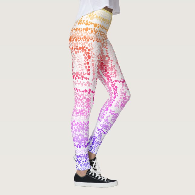 Pretty Leggings purple red yellow orange (Right)