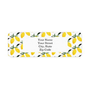 Pretty Lemon Pattern Personalised