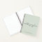 Pretty Light Green Wedding Plans Heart Notebook