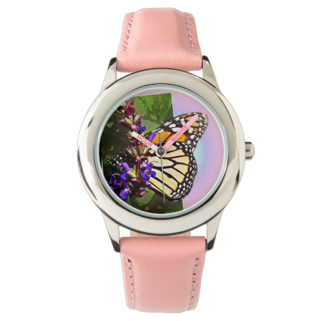 Pretty Lil' Butterfly - Glitter Watch (Front)