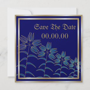 Pretty Lilies Save The Date Announcements