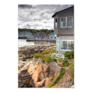 Pretty little beach house photo print