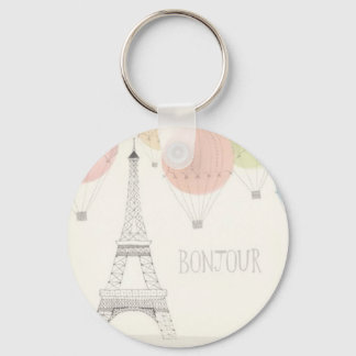 Pretty Little Bonjour Key Ring