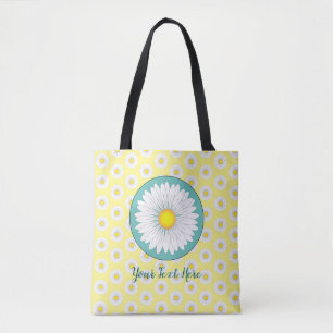 Pretty Little Daisies - Yellow Tote Bag