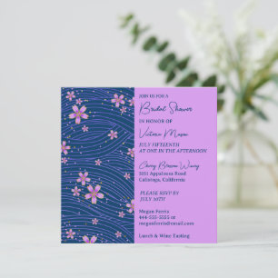 Pretty Little Flowers Bridal Shower Invitation