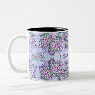 Pretty Little Flowers Personalised Mug