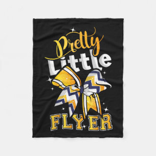 Pretty Little Flyer Cheer Cheerleading Team Fleece Blanket