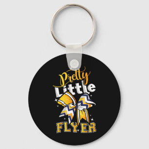 Pretty Little Flyer Cheer Cheerleading Team Key Ring