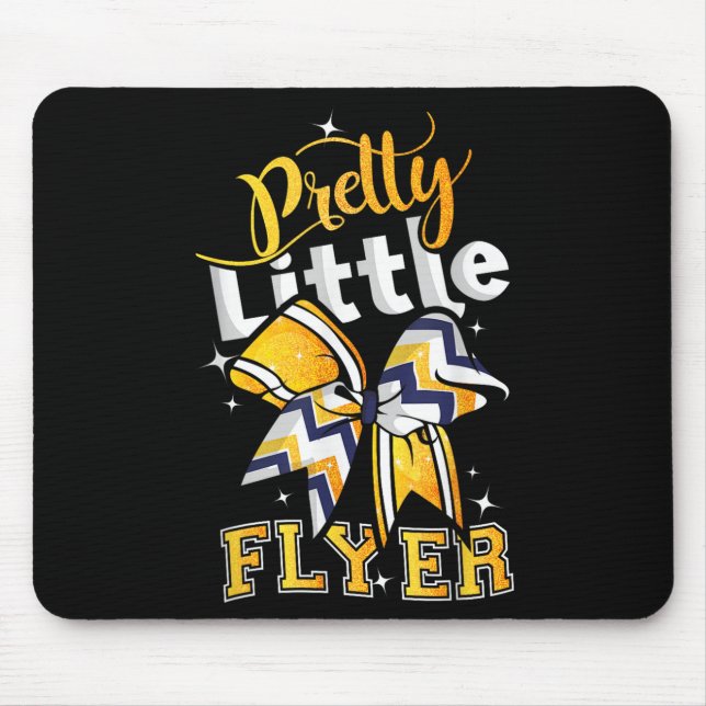 Pretty Little Flyer Cheer Cheerleading Team  Mouse Mat (Front)
