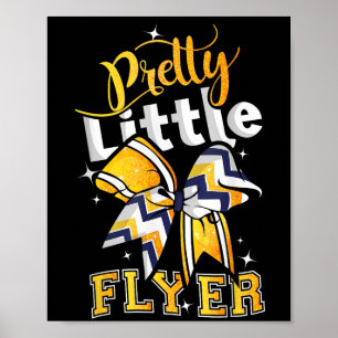 Pretty Little Flyer Cheer Cheerleading Team Poster