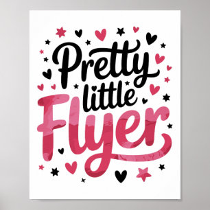 Pretty Little Flyer, Cheering Cheerleader Cheerlea Poster