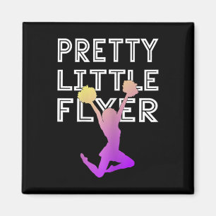 Pretty Little Flyer Cheerleader Magnet