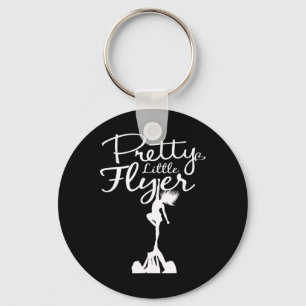 Pretty Little Flyer - Funny Cheerleading Squad T S Key Ring