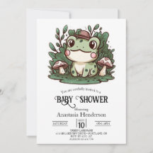 Pretty Little Frog Baby Shower