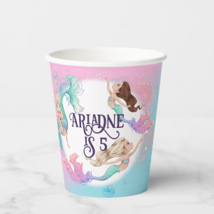 Pretty Little Mermaids Paper Cups