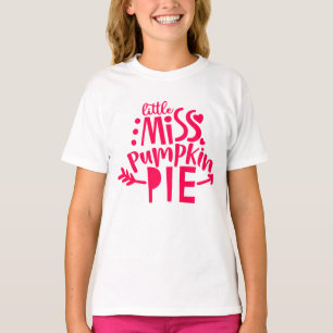 Pretty Little Miss Pumpkin Pie Kid's T-Shirt