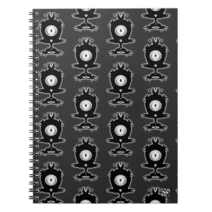Pretty Little Monster Cute Weird Creature Notebook