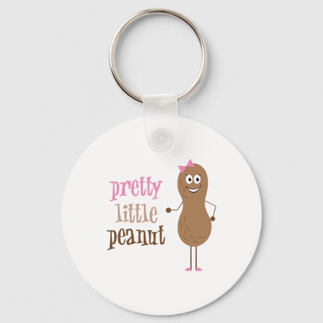 Pretty Little Peanut Key Ring (Front)
