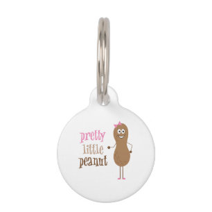 Pretty Little Peanut Pet Tag