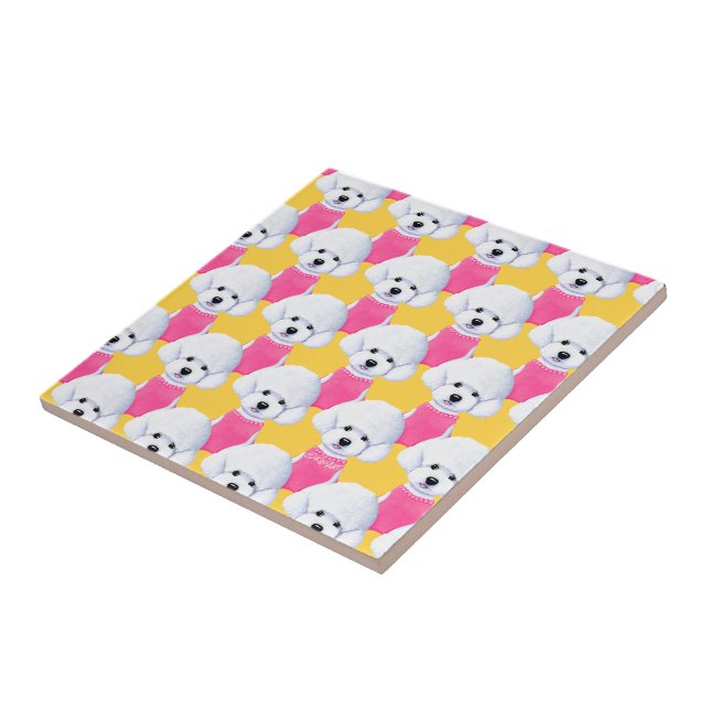 Pretty Little Poodle Tile (Side)