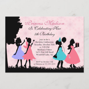 Pretty Little Princess Birthday Party Invitation