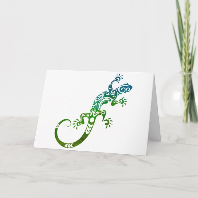 Pretty Lizzard, Mother's Day Card (Front)