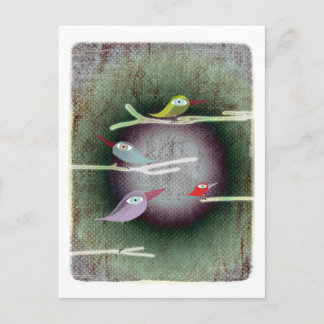pretty love birds poem moon magic hope lomography postcard