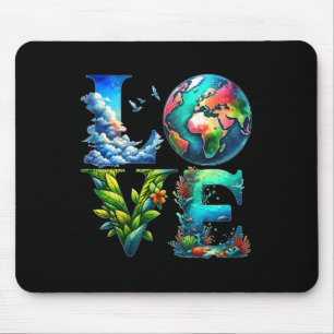 Pretty Love Earth Day Every Day Earth Day 1  Mouse Mat