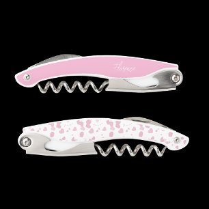 Pretty Love heart Personalised Wedding Corkscrew