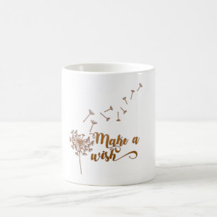 Pretty Make A Wish Inspirational Design Coffee Mug