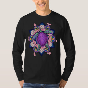 Pretty Mandala Ocean Animal Maori Tribal Hawaiian T-Shirt