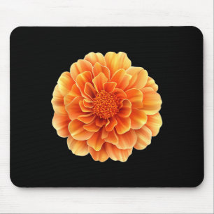 Pretty Marigold Flower Season Mouse Mat
