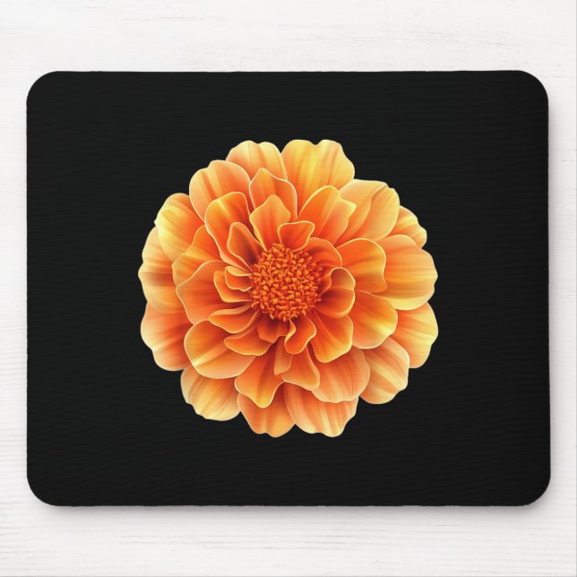 Pretty Marigold Flower Season  Mouse Mat (Front)