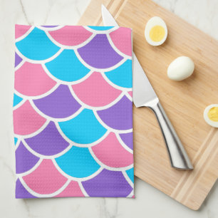 Pretty Mermaid at Heart Tea Towel