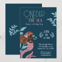 Pretty Mermaid Oneder Sea First Birthday