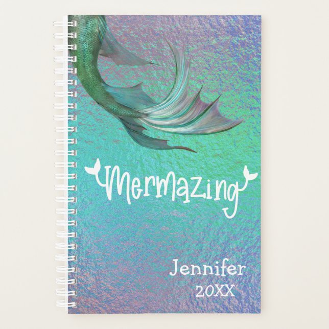 Pretty Mermaid Tail Mermazing Organiser Daily (Front)