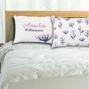 Pretty Mimosa Florals Personalise Decorative Cushion