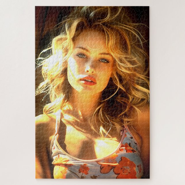 Pretty Model Jigsaw Puzzle (Vertical)