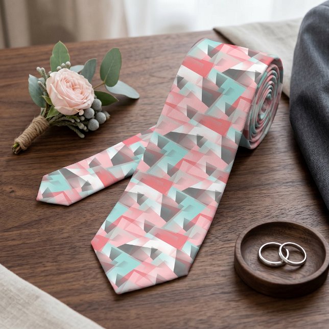 Pretty Modern Abstract Geometric Art Pattern Tie (Creator Uploaded)