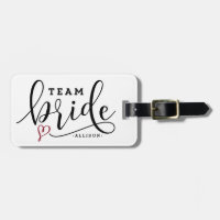Pretty Modern Calligraphy Team Bride Personalised