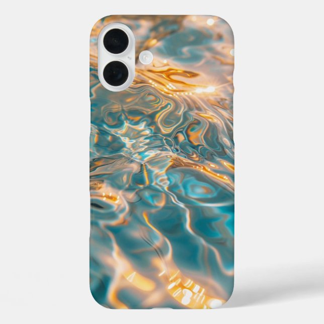 Pretty Modern Faux Iridescent Case-Mate iPhone Case (Back)