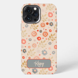 Pretty Modern Floral Inspirivity Customisable iPhone 13 Pro Max Case