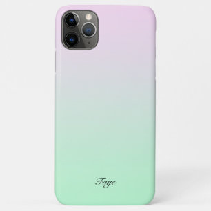 Pretty Modern gradient colour background  with Nam iPhone 11 Pro Max Case