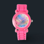 Pretty Modern gradient watercolor Rainbow backgrou Watch<br><div class="desc">Pretty Modern gradient watercolor Rainbow background</div>